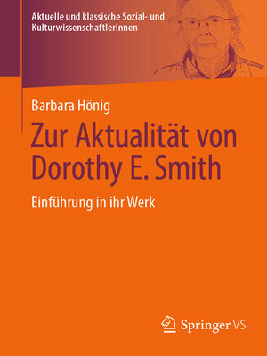 cover image of Zur Aktualität von Dorothy E. Smith